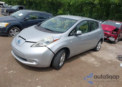 2011 Nissan Leaf Sl z USA, uszkodzony, nr VIN JN1AZ0CPXBT005973